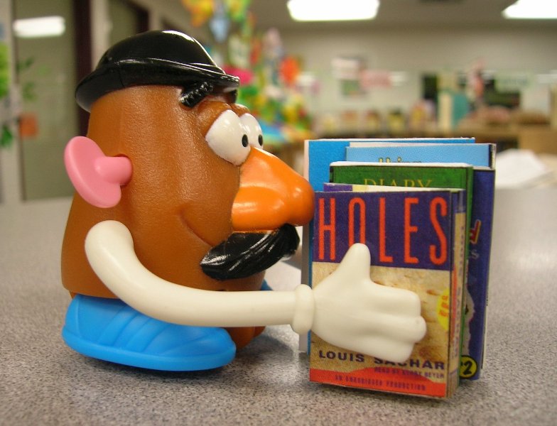 Mr. Potato Head Has His Nose in a Book